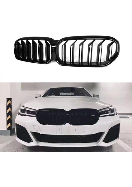 Bmw g30 lci m5 ön böbrek panjur piano black 2020 / 2024 f90 lci