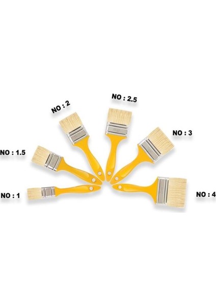Luna Plastik Saplı Kestirme Fırça No : 2,5 Numara