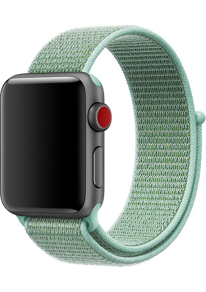 Apple Watch Seri 2,3,4,5,6,se,7 Uyumlu 38/40/41 mm Spor Loop Kumaş Hasır Kordon