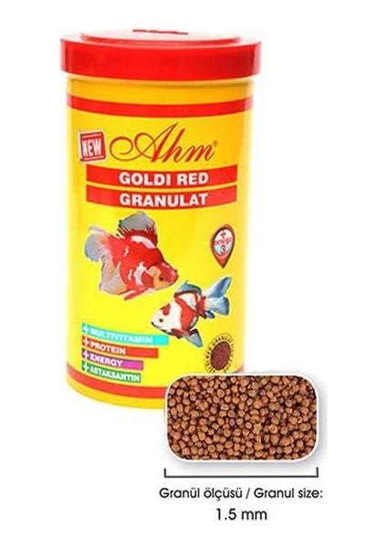 Ahm Goldi Red Granulat Yemi 100 ml