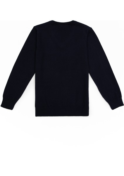 Erkek Çocuk Lacivert Basic Triko Kazak 50237156-VR033 fiyatları