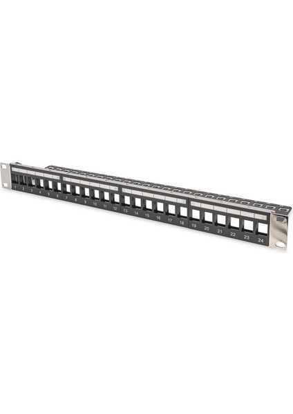 DN-91411-LF 24'lü Patch Panel Zırhlı