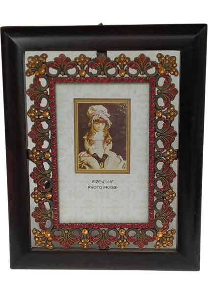 Dekoratif Dikdörtgen Doğal Ahşap Resim Çerçeve 25 x 20 cm