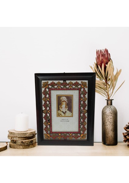 Dekoratif Dikdörtgen Doğal Ahşap Resim Çerçeve 25 x 20 cm modelleri