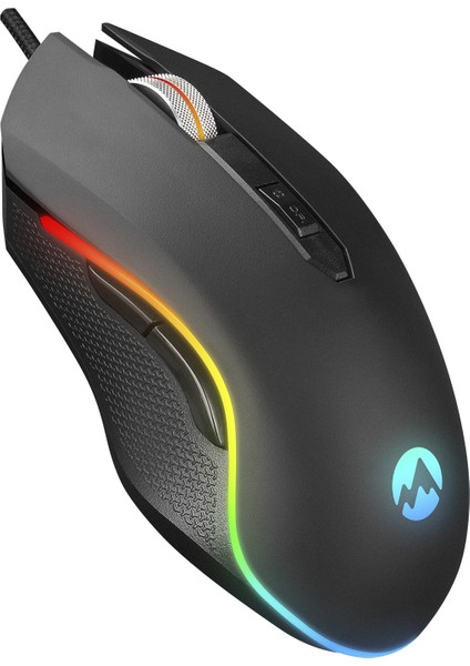 SM-F09 Titanio USB 7200DPI Rgb Ledli Oyuncu Mouse