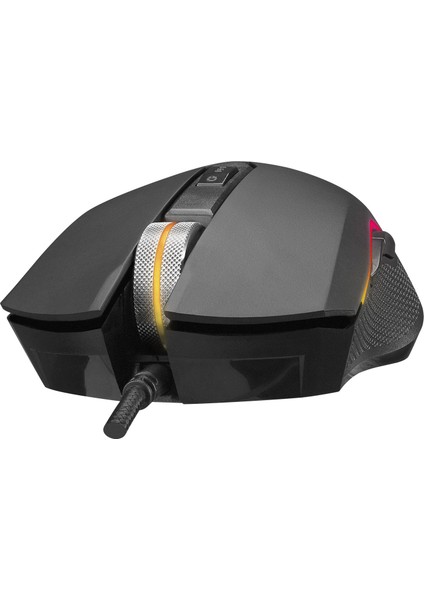 SM-F09 Titanio USB 7200DPI Rgb Ledli Oyuncu Mouse