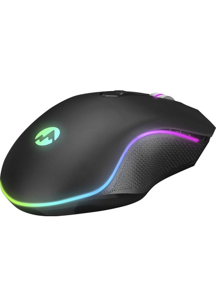 SM-F09 Titanio USB 7200DPI Rgb Ledli Oyuncu Mouse