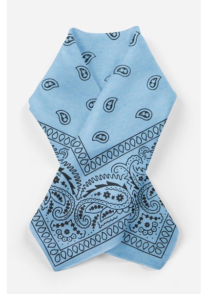 Şal Desenli Kare Koton Bandana Fular fiyatları