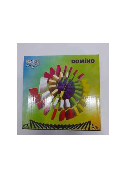 Renkli Ahşap Domino