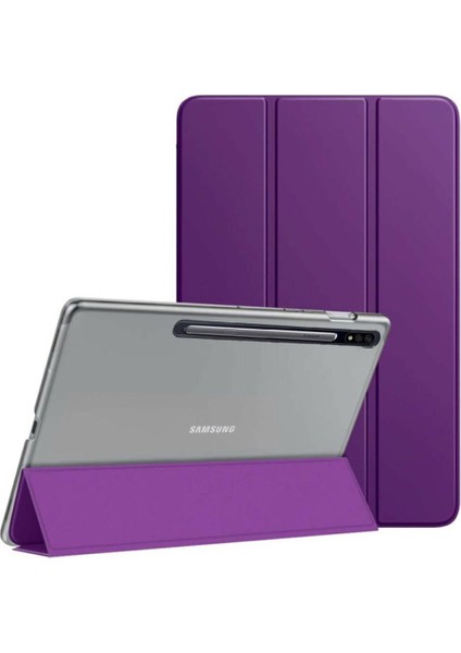 Samsung Galaxy Tab S7 T870 T875 T877 Kılıf Pu Deri Smart Standlı Case