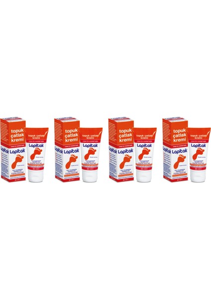 Topuk Çatlak Kremi 60 ml (4 Kutu)