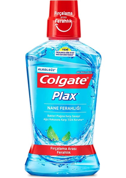 Plax Nane Ferahlığı Alkolsüz Gargara 500 ml 1 Paket (1 x 500 Ml)