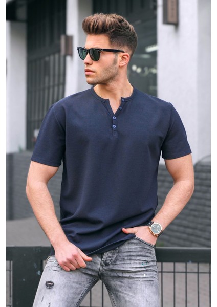 Lacivert Oversize T-Shirt 5375