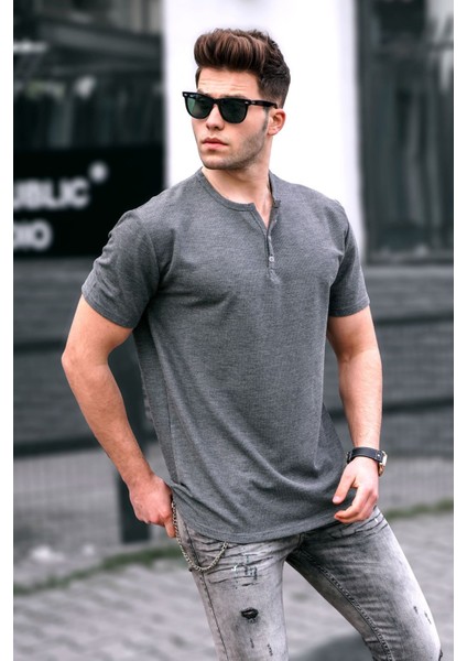Antrasit Oversize T-Shirt 5375