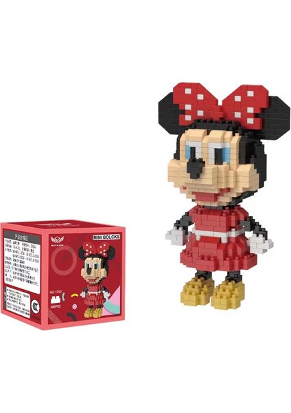 Parçalı Setler Ayakta Minnie Eğitici Oyuncaklar 488 Parça (Yurt Dışından)