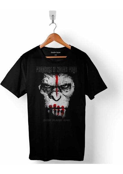 Maymunlar Cehennemi Caesar Evrim Evolutıon Maymun War Planet Apes Erkek Tişört