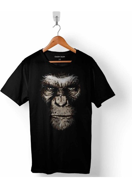 Maymunlar Cehennemi Caesar Evrim Evolutıon Maymun War Planet Apes Erkek Tişört