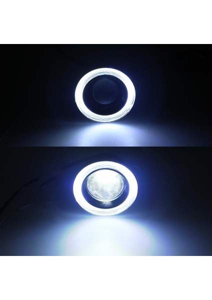 Beyaz Angel Ledli Mercekli Power Ledli Sis Farı 76 mm 2 Adet