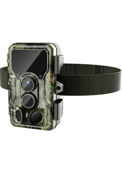 M50 Fotokapan Çift PIR Sensör Ultra Gece Görüşü IP65 2.33” Ekran Su Geçirmezlik 1296p 24MP Orman Yeşili modelleri