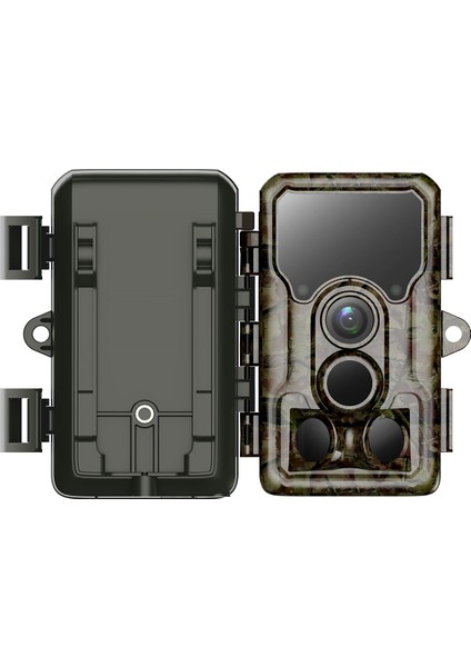 M50 Fotokapan Çift PIR Sensör Ultra Gece Görüşü IP65 2.33” Ekran Su Geçirmezlik 1296p 24MP Tayga Yeşili indirimleri