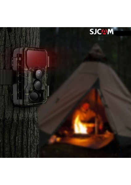 M50 Fotokapan Çift PIR Sensör Ultra Gece Görüşü IP65 2.33” Ekran Su Geçirmezlik 1296p 24MP Tayga Yeşili