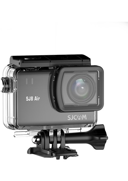 SJ8 Air 2.33” 160° Dinamik Ultra Lens Geniş Açı 8X Dijital Zoom Hareket Algılama 240fps H.265 1200mAh Ultra Geniş Batarya Aksiyon Kamerası Siyah