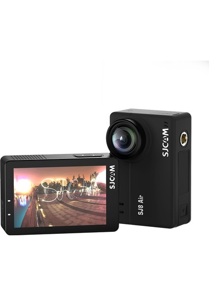 SJ8 Air 2.33” 160° Dinamik Ultra Lens Geniş Açı 8X Dijital Zoom Hareket Algılama 240fps H.265 1200mAh Ultra Geniş Batarya Aksiyon Kamerası Siyah indirimleri