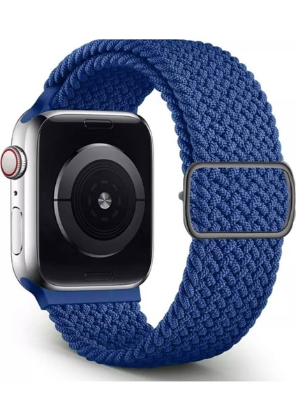 Apple Watch 1-2-3-4-5-6-7-Se Uyumlu Ayarlanabilir Örgü Solo Kordon 42-44-45 mm