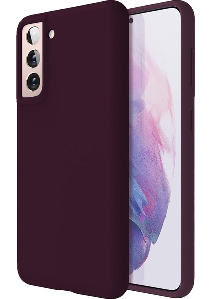 Galaxy S21 Plus Rubber S Kılıf Plum