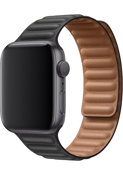 Apple Watch Kordon Siyah 42-44MM Uyumlu