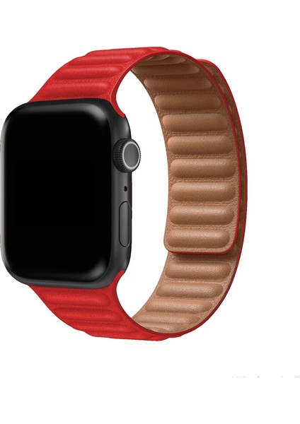 Apple Watch Kordon Kırmızı 42-44MM Uyumlu