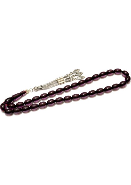 Tesbihci Dayı Ateş Kehribar Tesbih (Khr -10785)