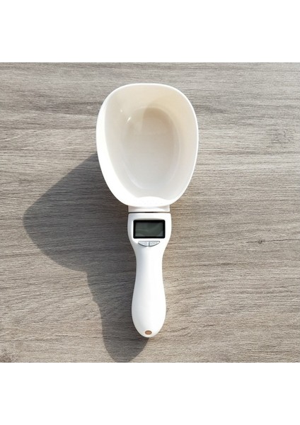 800G / 0.1g Pet Gıda Ölçekli Mama Kabı -Beyaz (Yurt Dışından) fiyatları