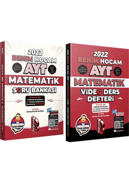 AYT 2022 Matematik Video Ders Defteri ve Soru Bankası Seti