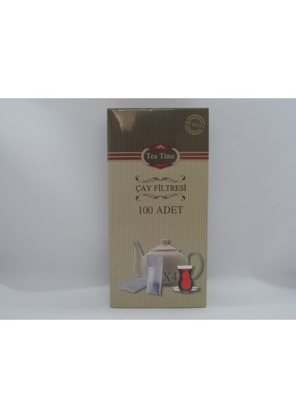 10x100'lü Tea Time Çay Filtresi