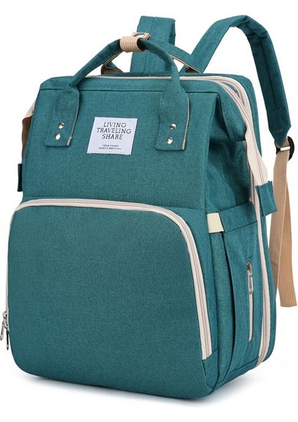 2021 Yeni Taşınabilir Katlanabilir Beşik Anne Çanta Dışarı Hafif Çok Fonksiyonlu Rahat Omuz Bebek Çantası (Yurt Dışından)