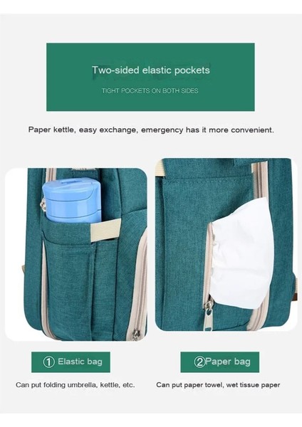 2021 Yeni Taşınabilir Katlanabilir Beşik Anne Çanta Dışarı Hafif Çok Fonksiyonlu Rahat Omuz Bebek Çantası (Yurt Dışından) fiyatları