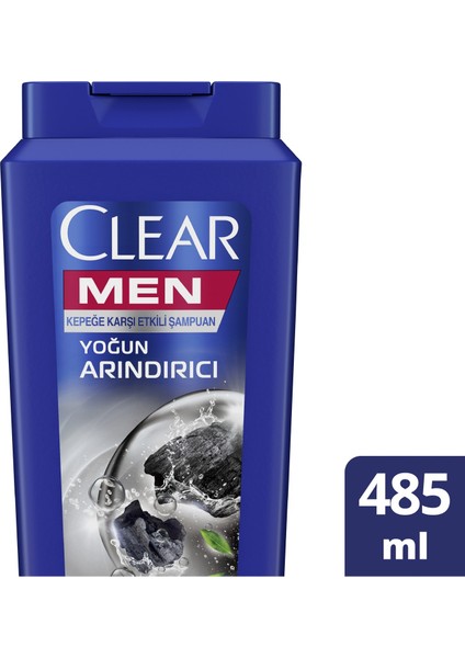 Men Kepeğe Karşı Etkili Şampuan Yoğun Arındırıcı Kömür Ile 485 Ml - 3'Lü Avantaj Paketi