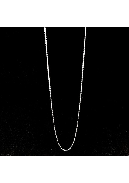 925 Ayar Gümüş 70 cm Orta Kalın Forse Zincir