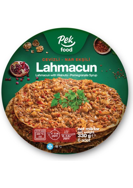 Cevizli ve Nar Ekşili Lahmacun 330 gr