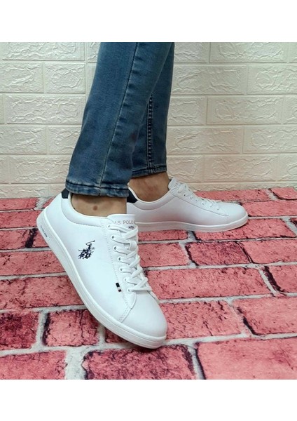 Franco Beyaz Sneaker Düz Taban Unisex Rahat Spor Ayakkabı fiyatları