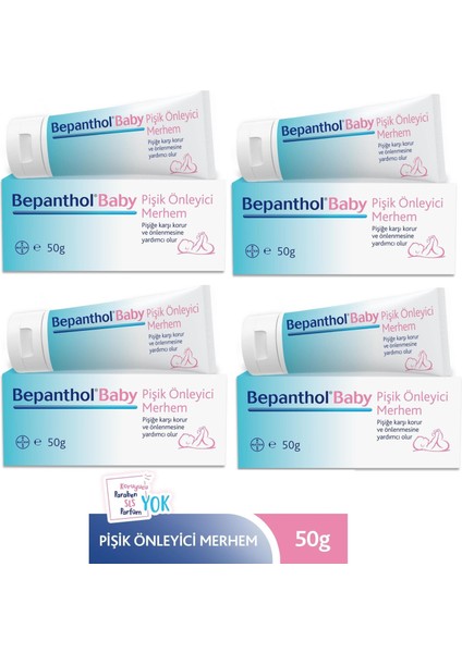 Baby Pişik Önleyici Merhem 50 gr 4 Adet
