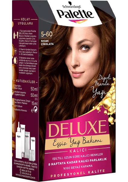Deluxe Saç Boyası 5-60 Sıcak Çikolata
