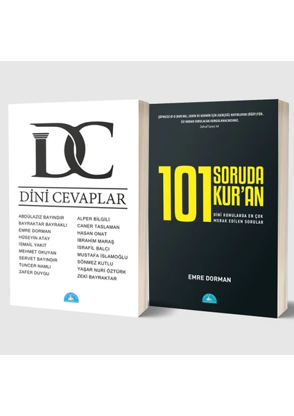 Dini Cevaplar - 101 Soruda Kur’an 2 Kitap Set - Emre Dorman