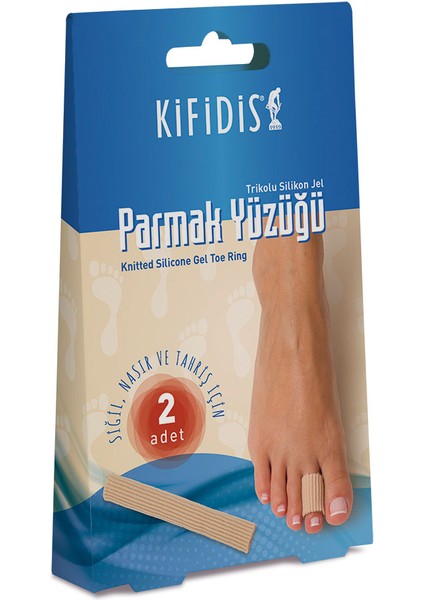 Kifidis F-50-03/04 Trikolu Silikon Jel Parmak Yüzüğü