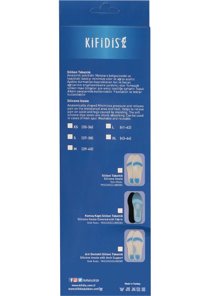 Kifidis 400 Kifidis Silikon Tabanlık