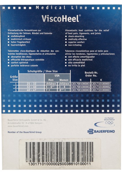 Kifidis 7402 (7430) Vıscoheel K Topukluk 1-3