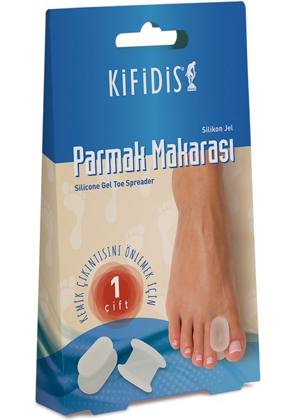 Kifidis 250 Silikon Jel Parmak Makarası (Çift)