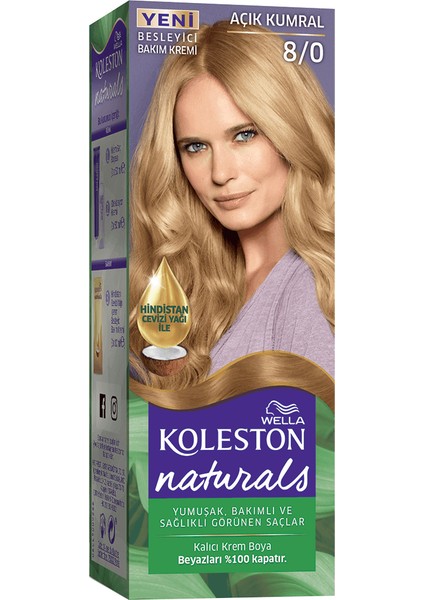 Naturals Sarı Saç Boyası 8/0