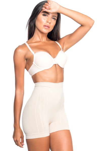 Ten Emay 7027 Ince Düşük Bel Boxer Korse